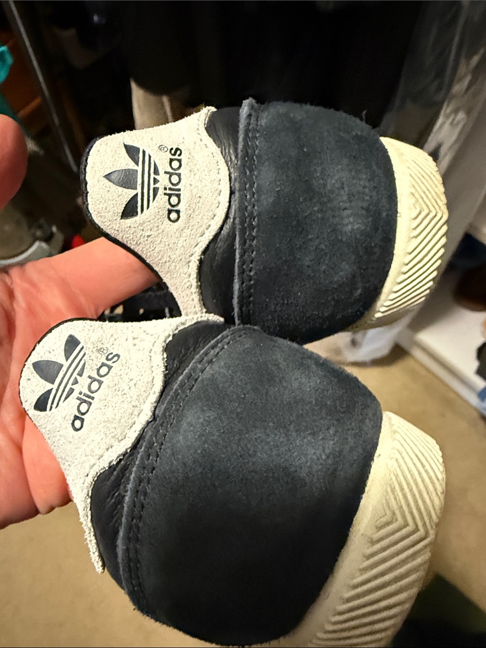 adidas Japan Black with White Stripes Retro Low-Top Sneakers - Picture 7 of 7